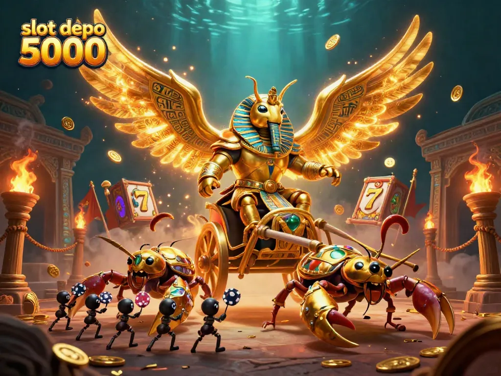 Engage with thrilling gameplay at slot depo 5000 featuring vibrant casino elements.