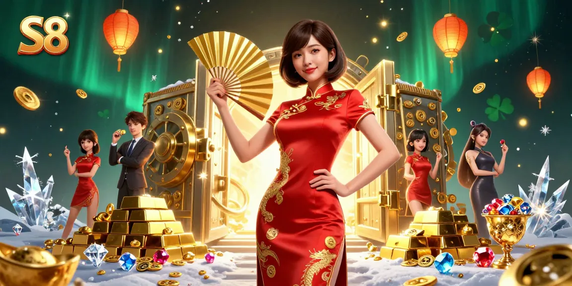 Experience thrilling wins at S8, with vibrant casino visuals and captivating character interactions.