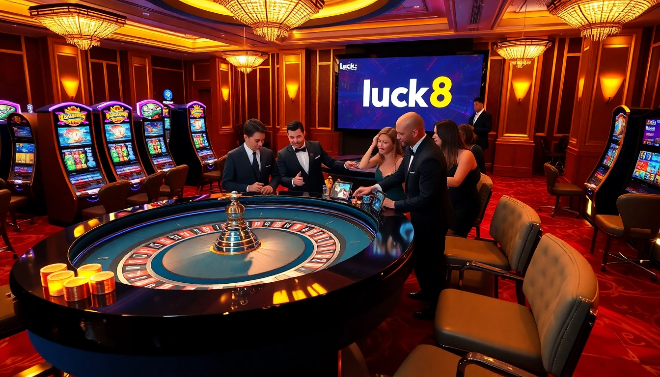 Experience the thrill of winning at Luck8's casino, featuring exciting games and vibrant slot machines.