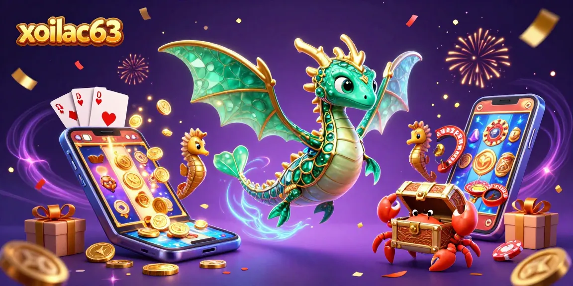 Xoilac63 engages players with dazzling 3D animations of slots and poker elements.