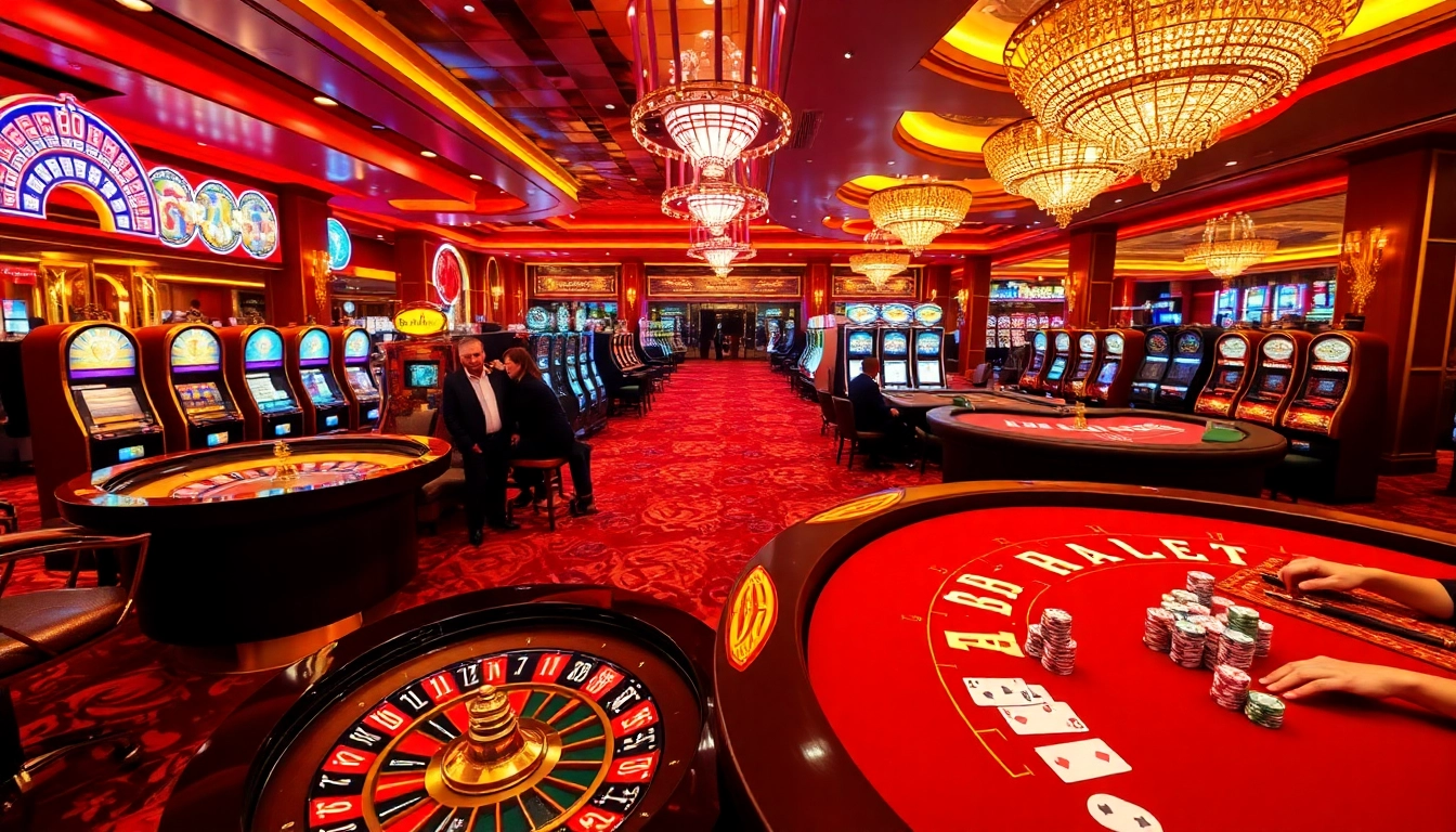 Experience the thrill of gaming at https://tg88.fyi/ with a vibrant casino filled with players enjoying roulette and poker.