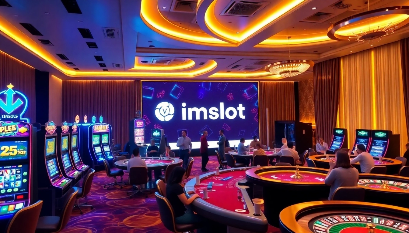 Experience the excitement at idnslot with vibrant slot machines and a thrilling casino atmosphere.