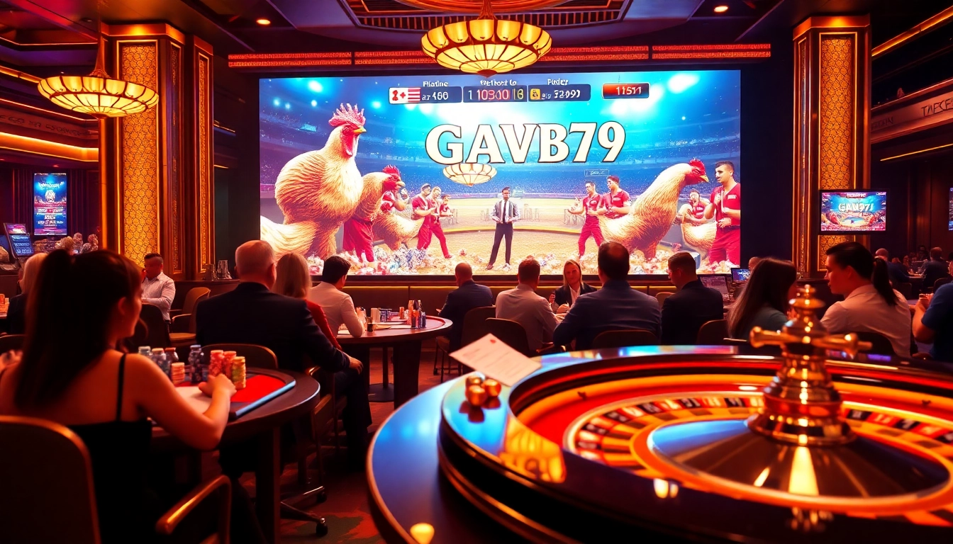 Experience the excitement of đá gà trực tiếp trên gavb79 with professional betting action in a vibrant casino.