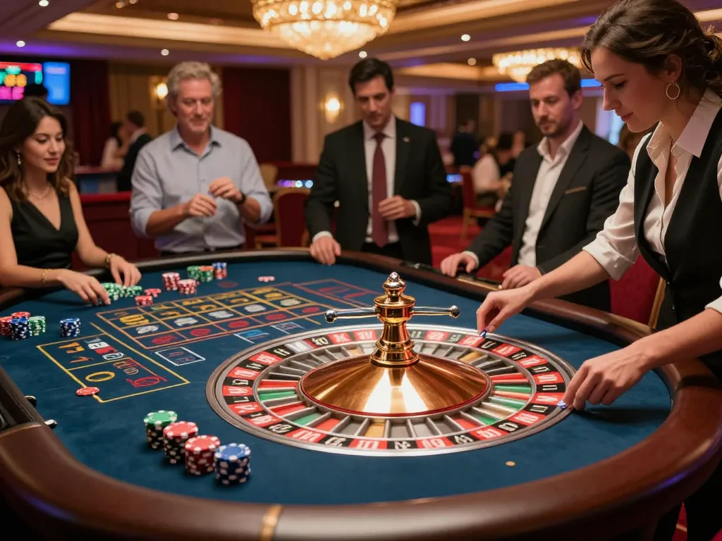Experience excitement at https://five88az.net/ with thrilling roulette gameplay in a vibrant casino environment