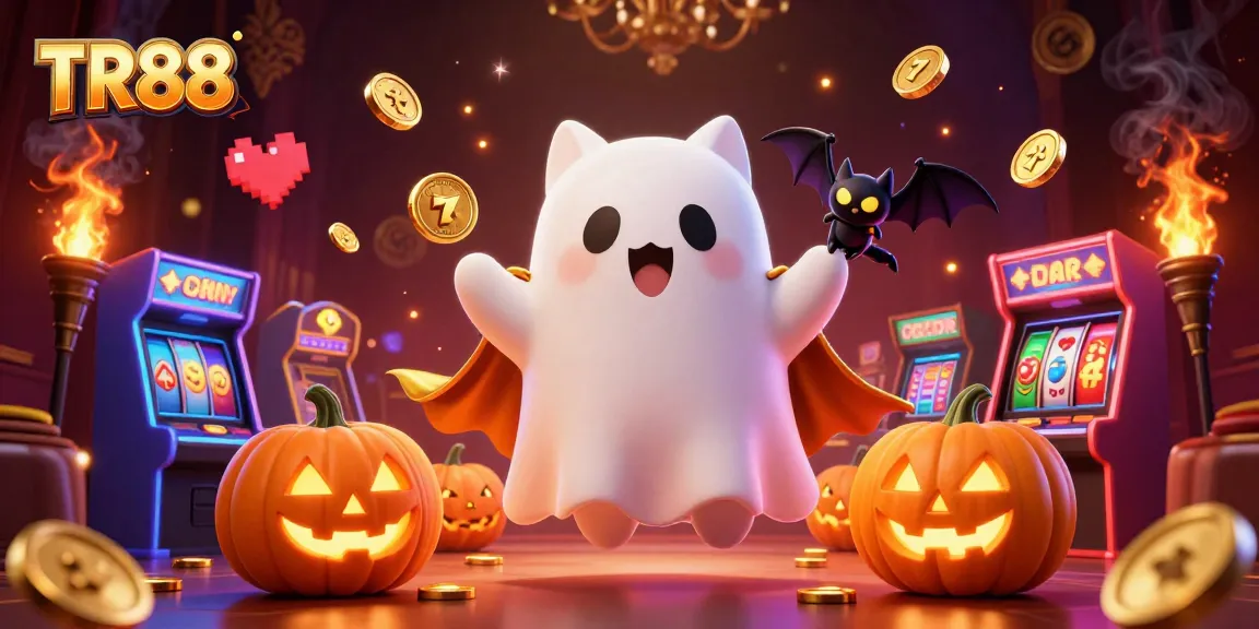 Experience winning moments at TR88 casino with ghostly charm and vibrant gaming elements.