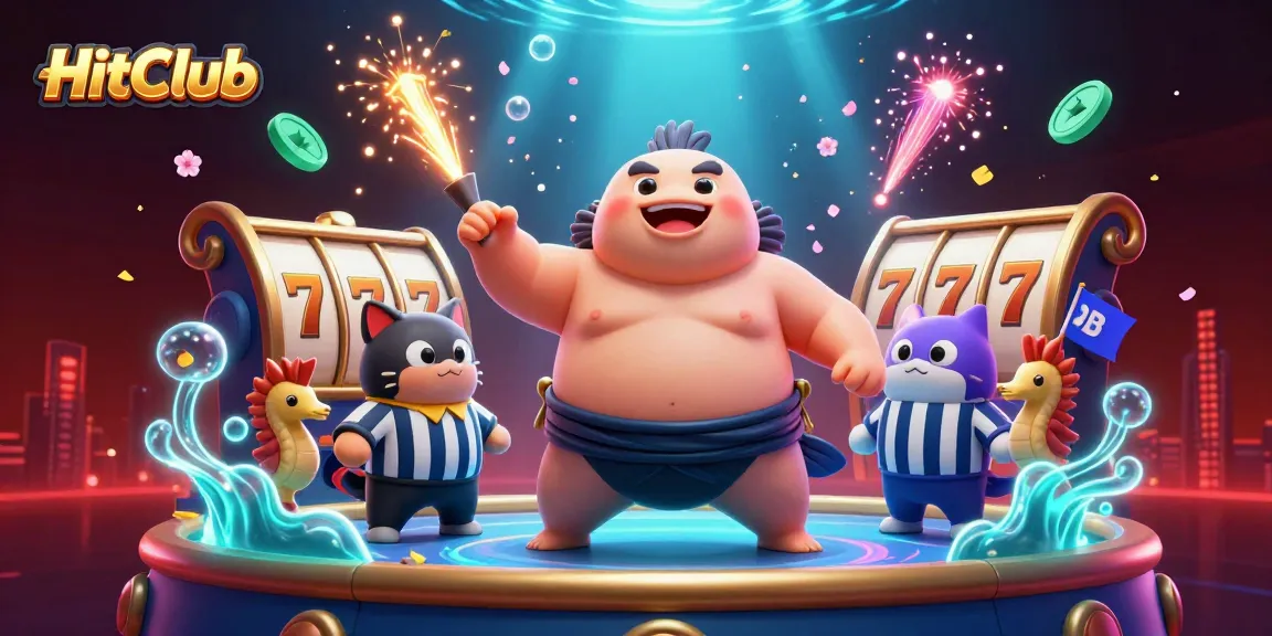 HitClub offers thrilling spins with a vibrant underwater celebration featuring exciting casino elements.