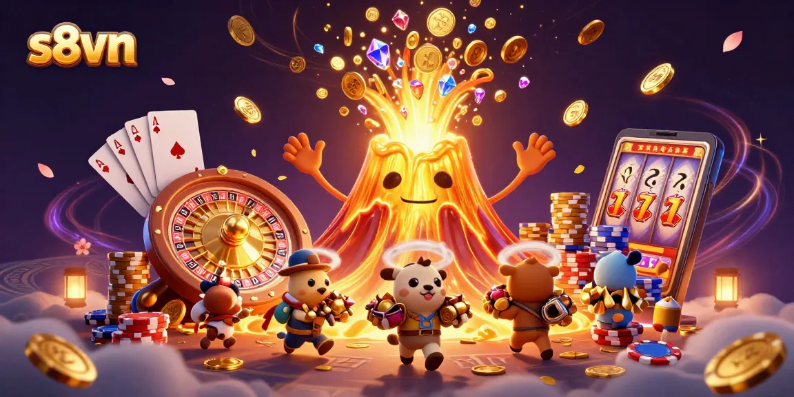 Experience the excitement of s8vn's online gaming world with dynamic treasures and casino action.