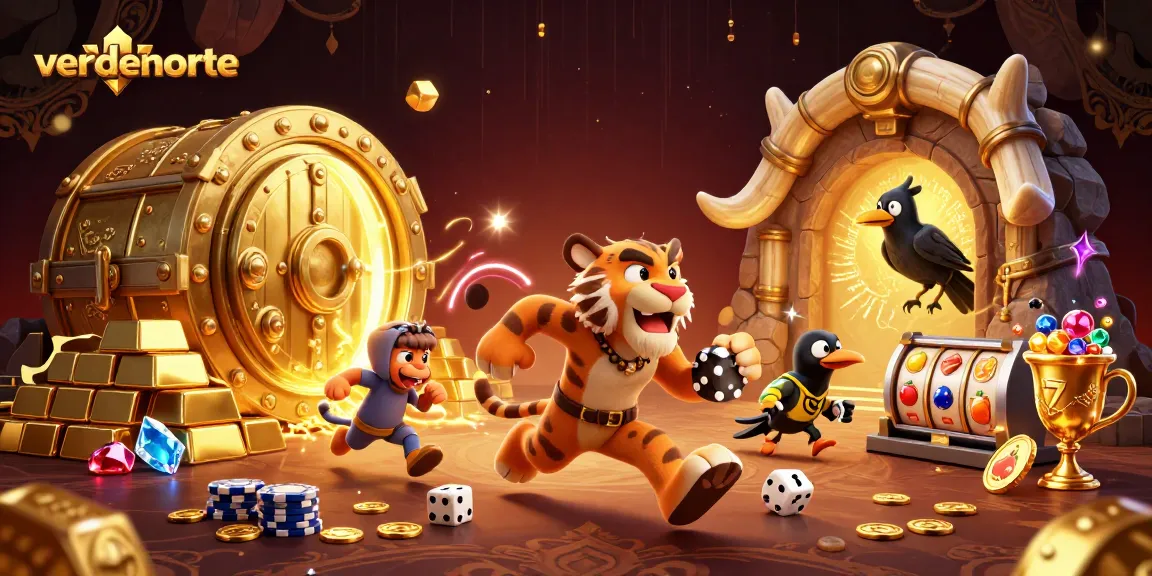 Join the thrill at verdenorte's prehistoric casino with sabertooth tigers and vibrant slot games.