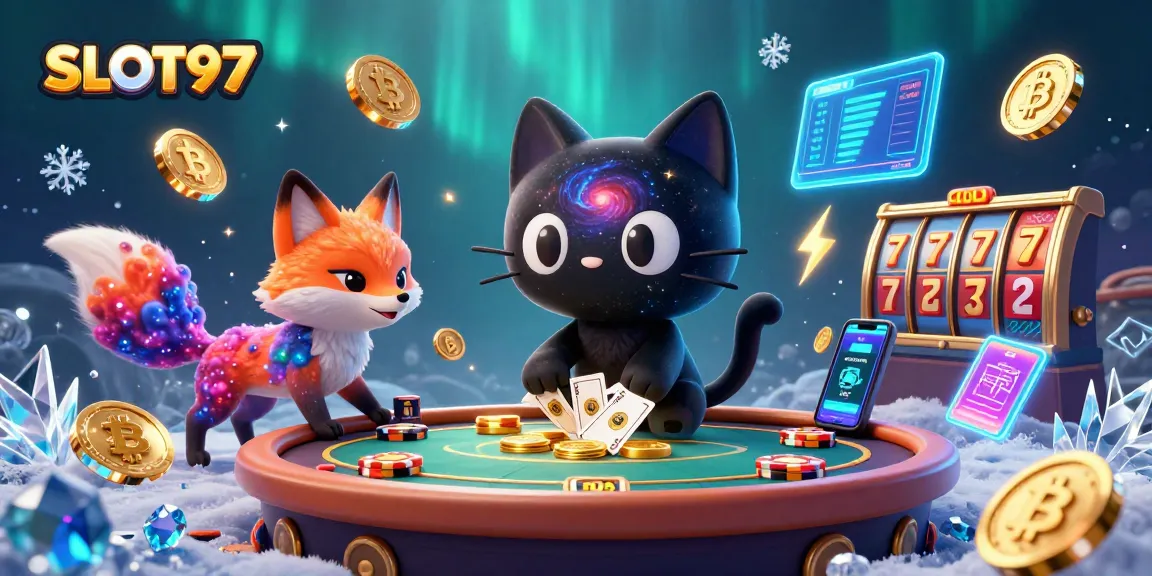 SLOT97 brings an exciting cosmic casino experience with a black hole cat and dynamic crypto elements.