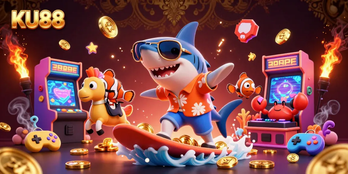 Experience the thrill of KU88 with vibrant 3D casino themes and captivating characters.
