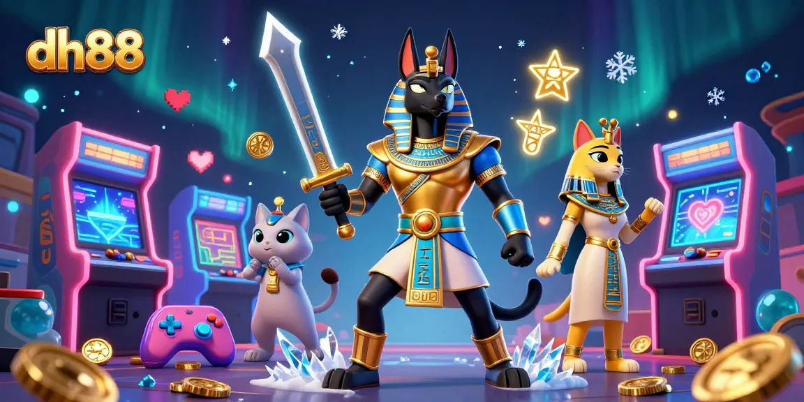 Engage in thrilling gameplay at dh88 with vibrant scenes of ancient Egyptian warriors.